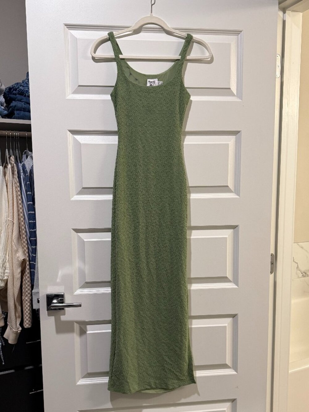 Princess Polly Green Knit Maxi Dress